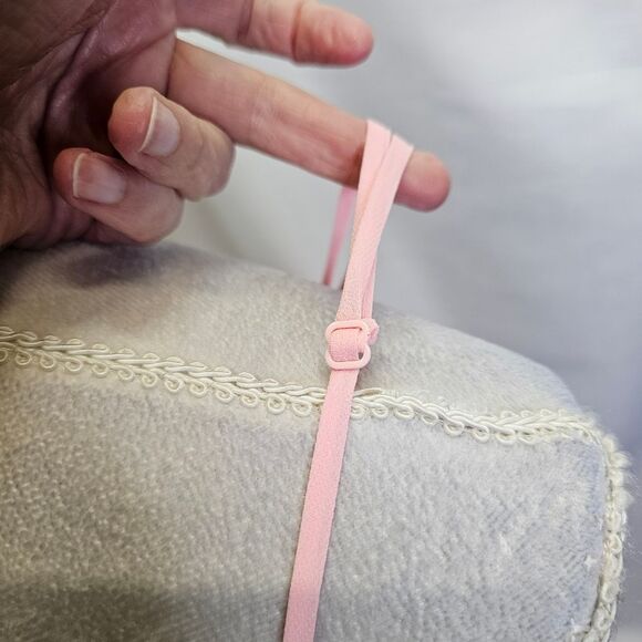 Victoria's Secret Pink Vintage Chiffon and Lace Maxi Slip Gown Size Small - Picture 5 of 9